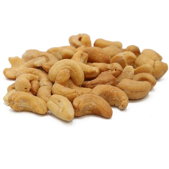 C.J. Dannemiller Whole Cashews Bulk 25 LB Box Roasted &amp Salted Large Size 240 Perfect for Snacking Cooking Trail Mixes