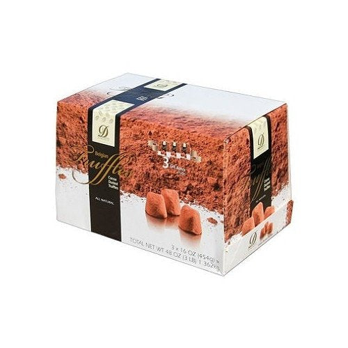 Cocoa Dusted Belgian Dark Chocolate Truffles 48 oz - Makes a Great Valentine Gift. Valentine's Day is Coming.
