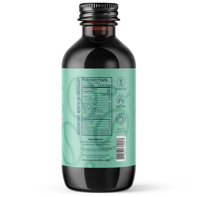 buz Black Velvet Coffee Concentrate 8oz Bottle