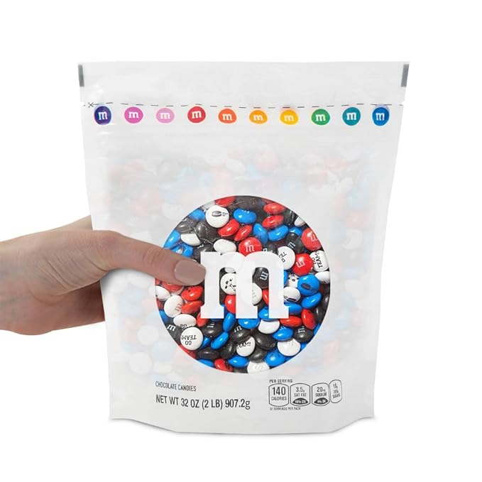 M&ampM’S WORLD Hockey Milk Chocolate Candy 2 lbs Bulk Candy for Hockey Party Decor Gifts Favors or Sports Theme Birthday