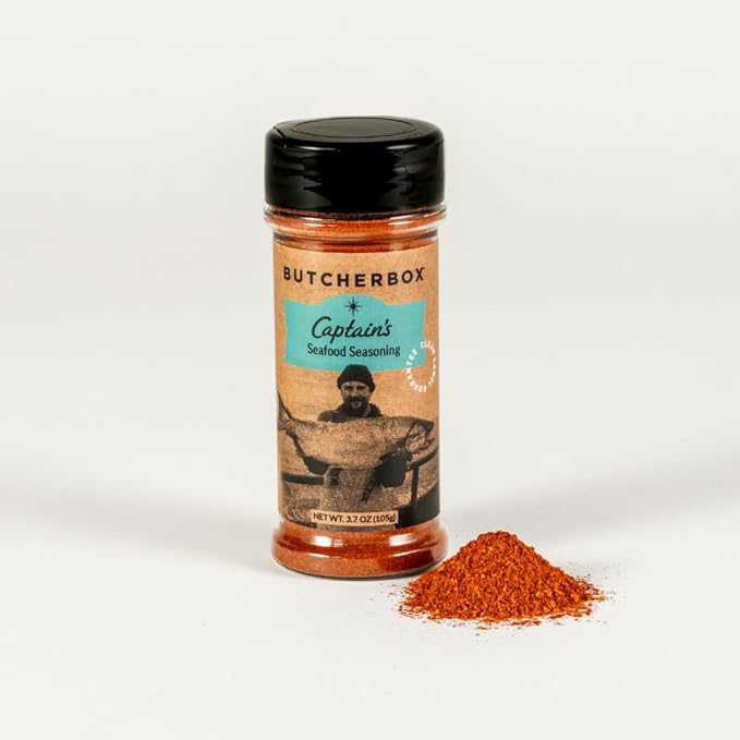 ButcherBox Always in Seasoning Gift Set Premium Quality Blends BBQ Rub Seafood Cajun Style Lemon Pepper Steak &amp Butcher's Anything All-Purpose Seasonings 6 Pack