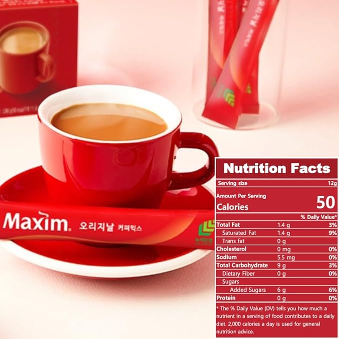 Instant Coffee Maxim Mocha Gold Mild Coffee Mix 12g x 50 Sticks (50T Original Coffee Mix)