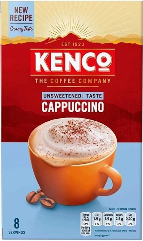 Kenco Instant Coffee Sachets - Pick Any 6 Packs From 9 Blends Including Almond Vanilla Oat Baileys Latte Cappuccino Flat White Iced Hot Salted Caramel