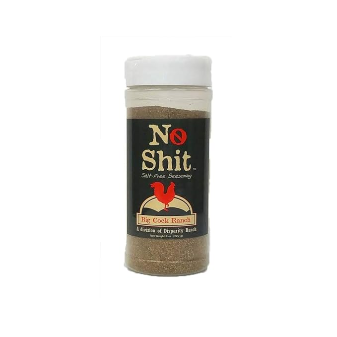 Shit Load No Shit Salt Free Seasonings From Big Cock Ranch 8 Ounce (Pack of 3)