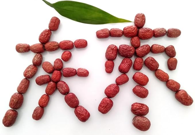 Zercumm First Class Gray Jujube 500G Uncleaned with Soil Large Red Jujube Bulk Meat Thick Sweet Dried Gray Jujube