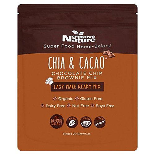 Creative Nature Organic Chia Cacao Brownie Mix - 400g (0.88lbs)