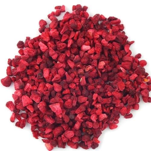 Drink Botanicals | Freeze Dried Raspberry Crumble Grit Pieces | 100% Natural | 5.29oz 150 Grams | Non-GMO | Dried Raspberries for baking Garnishing Cakes | Raspberry Pieces | Pet Recyclable Jar