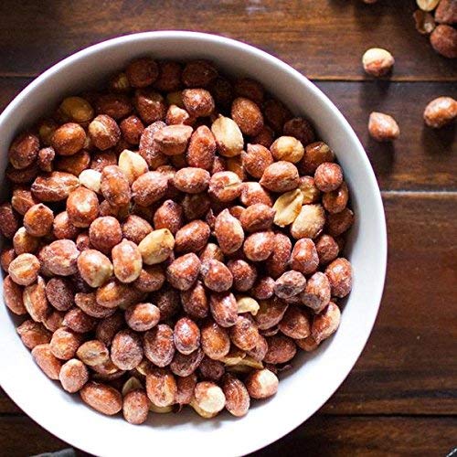 BEER NUTS Original Peanuts - Travel Size Sweet &amp Salty Bar Nuts - Gluten Free Kosher Low Sodium Peanut Snacks Made In The USA - 12oz Resealable Can (Pack of 3)