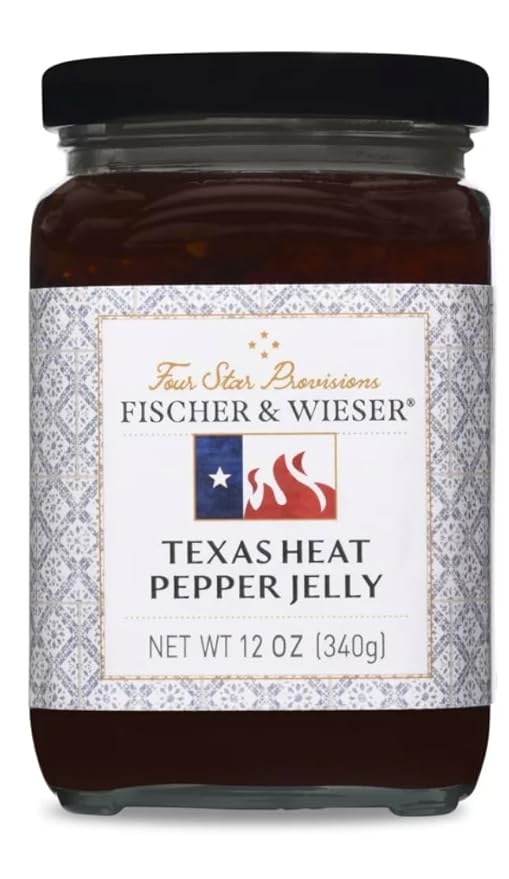 Four Star Provisions Fischer &amp Wieser - Sauces Spreads Jellies Jams &amp Dips (Texas Heat Pepper Jelly 12oz)