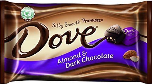 Dove Silky Smooth Promises Almond &amp Dark Chocolate 7.94 Oz Bag (Pack of 4)