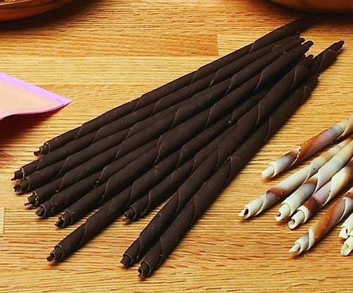 Belgian Dark Chocolate Cigarette Sticks - 8 115 Count Premium Dessert Decorations