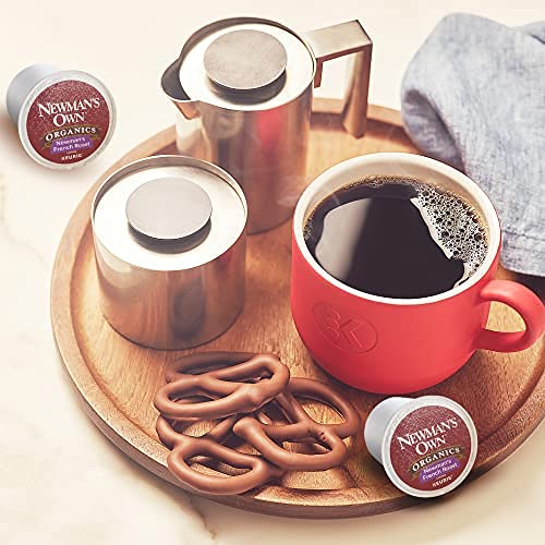 Newman's Own Organics French Roast Keurig Single-Serve K-Cup Pods Dark Roast Coffee 72 Count
