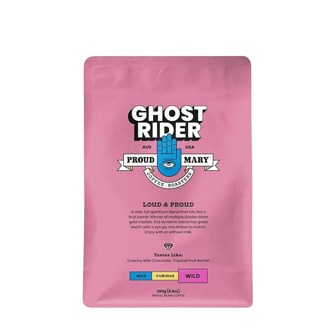 Ghost Rider Blend - Roasted by Proud Mary Coffee - Freshly Ground Coffee - 250 Gram Bag