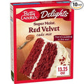 Betty Crocker Delights Super Moist Red Velvet Cake Mix 13.25 oz (Pack of 10)