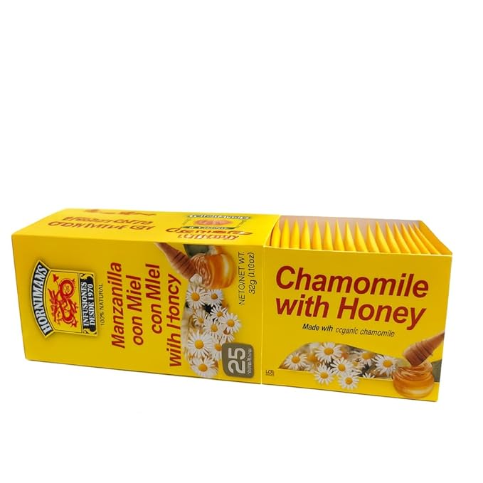Hornimans Manzanilla Con Miel (Chamomile Tea) 50grs. 3-pack