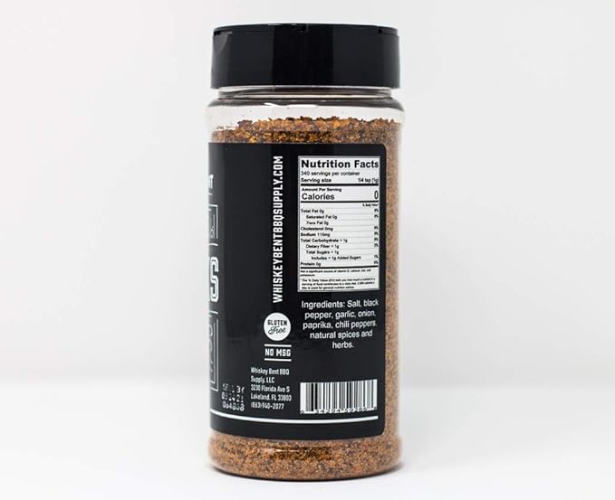 Whiskey Bent BBQ Meat Rub and The Dunk All Purpose Brine 5 Pack Bundle Barbecue Seasoning 12 oz