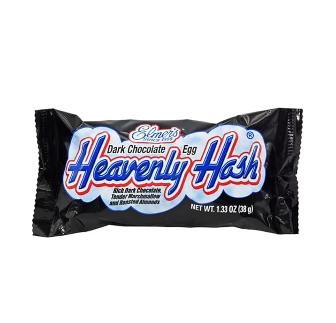 Emer's Easter Chocolate Eggs Assortment Gold Brick Heavenly Hash Pecan Individually Wrapped 10 Count (Dark Chocolate Heavenly Hash)