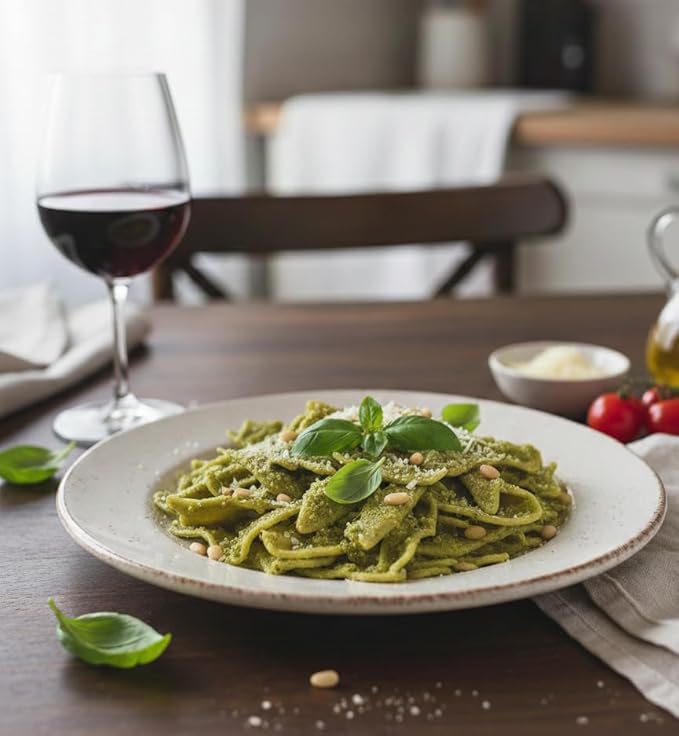 ANTICHI PODERI TOSCANI Handmade Flavored Pasta Spinach Olive Leaves 17.6oz | Imported from Italy Pack of 2