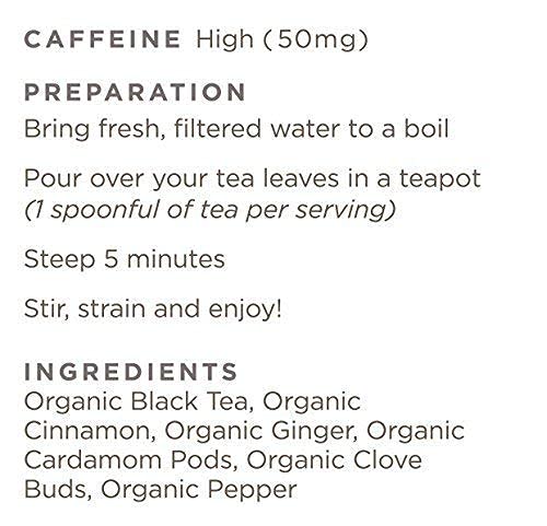 Golden Moon Tea MASALA CHAI TEA 181 Servings Authentic Original Organic Recipe
