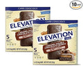 Millville Elevation Protein Bars Snack Endulgent Treat 1.4oz Bars 5g Protein (Caramel Double Chocolate Crunch 2 Pack (10 Bars))
