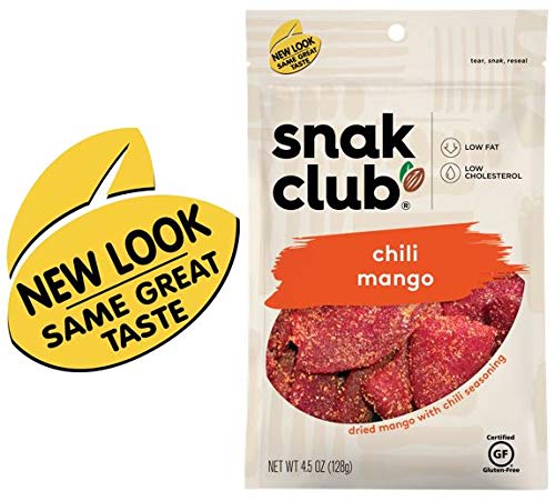 Snak Club Chili Mangos 4.5 Ounce 6 Count (Pack of 1)