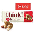 thinkThin High Protein Bars Chunky Peanut Butter 2.1 Ounce (20 Count)