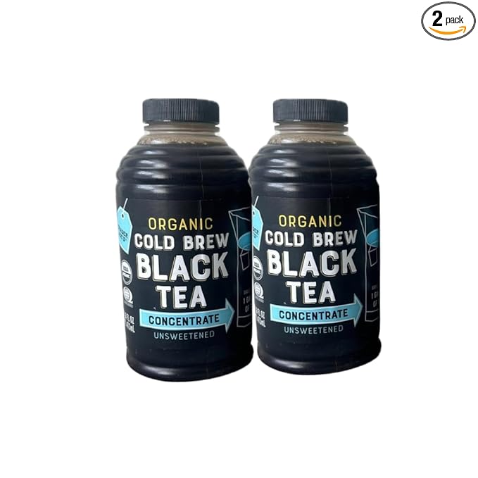 Trader Js Organic Cold Brew Black Tea Concentrate - 2 bottles