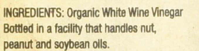 Napa Valley Naturals Organic White Wine Vinegar 128 Ounce