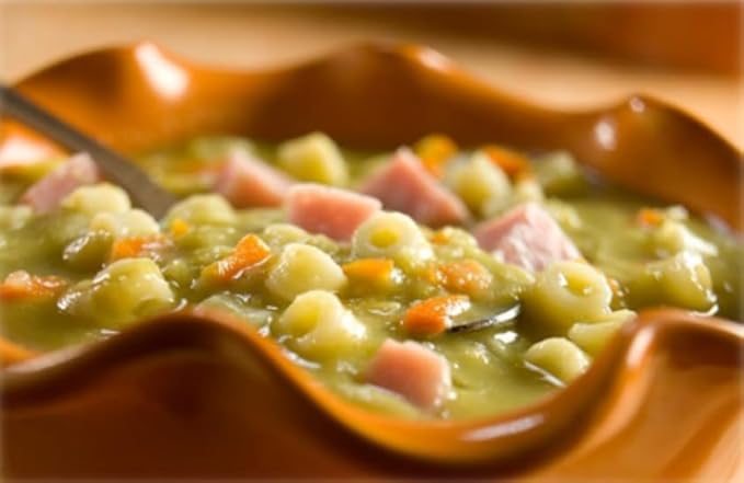 Alessi Autentico Premium Soups Traditional Flavors 6oz (Sicilian Split Pea Pack of 6)