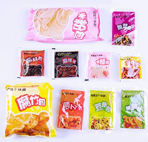 liuquan Rice Noodle Vermicelli with seasoning (Sichuan Spicy &amp Sauerkraut 5 Packs)