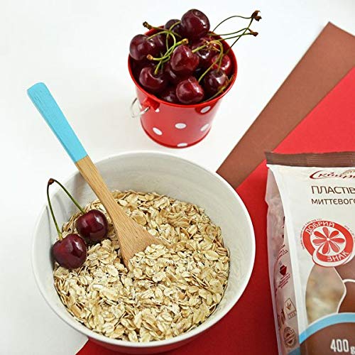 Skvira Oat Flakes Instant GMO Free No Added Sugar Halal Certificate 400 gr / 14.12 OZ (6 Pack)