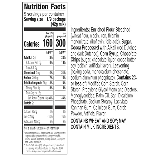 Betty Crocker Delights Super Moist Triple Chocolate Fudge Cake Mix (Pack of 10)