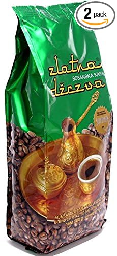 VISPAK ZLATNA DZEZVA GROUND COFFEE 500g (Pack of 2)