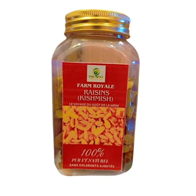 Farm Royale Green kishmish - 1KG (4*250 GM) ||100% Pure and Natural||Shudh||Handpicked Material||Export quality