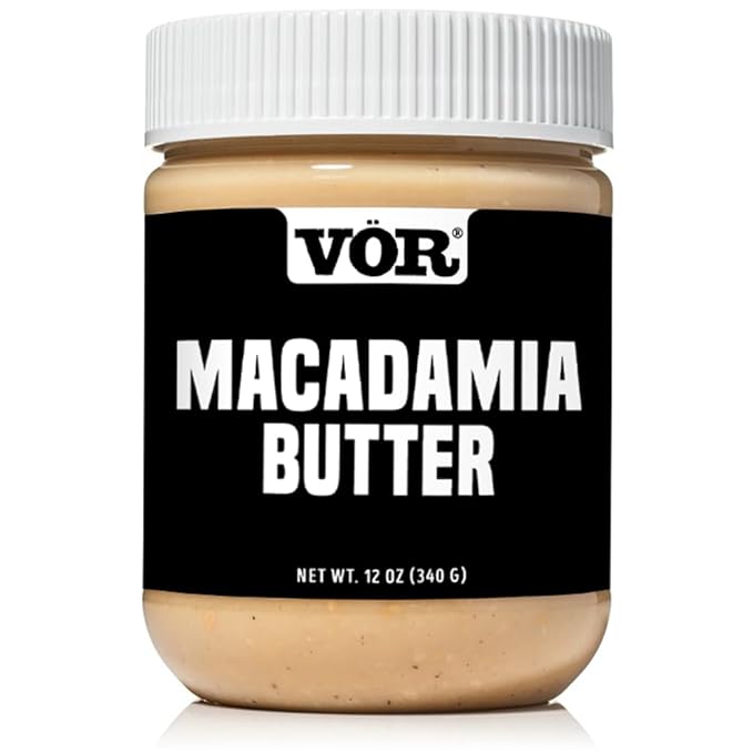 Vör Macadamia Nut Butter (12oz) | Single Ingredient | Vegan Paleo and Keto-Friendly Gluten-Free