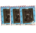 Break Apart Reindeer Christmas Stocking Staffers Chocolate (dark chocolate Reindeer filled with red nose gummy candies 2.47oz (3 Pack Reindeer)