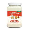 Eggylicious Pancake/Waffle Mix | Classic Breakfast Recipe | Loved by Kids &amp Adults | Just Add Water | Made with Premium Ingredients | No Preservatives or Colorants | Easy Store Jar 1.57 lbs