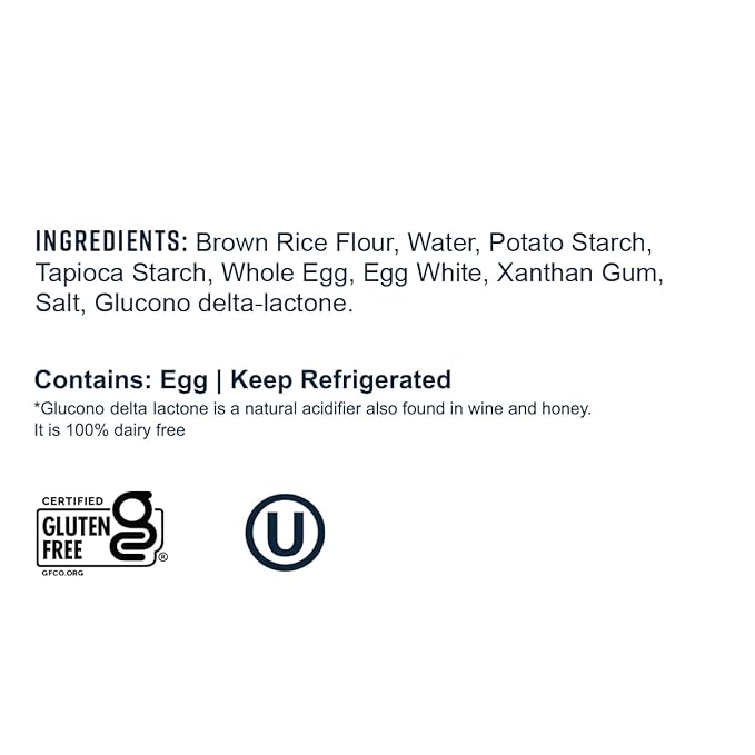 Gluten-Free Pasta Fusilli Fresh Brown Rice Noodles Cooks in Just 3 Minutes Kosher Taste Republic Frozen 9oz (6 pack)