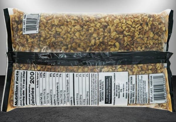 Walnut Pieces – 5 lbs – Premium Baking Nuts for Cooking Snacking &amp Recipes