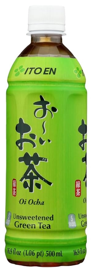 Ito En Tea Beverage Unsweetened Oi Ocha Green 16.9 Ounce Bottles (48 count) Ito EnIto-lz