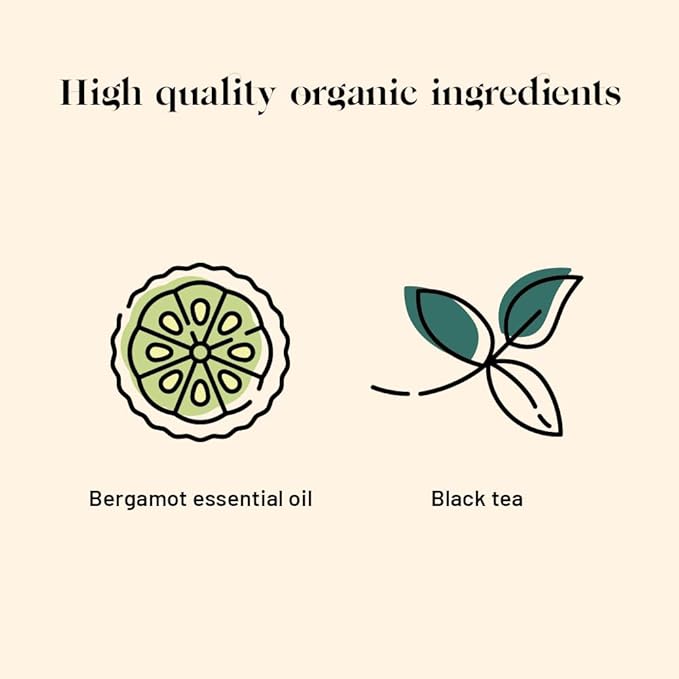 Kusmi Tea - Earl Grey - Organic Earl Grey Black Tea - Flavored with Italian Bergamot Essential Oil - Strong Robust Caffeinated Tea - Loose Leaves - Tin Box of 3.5 oz