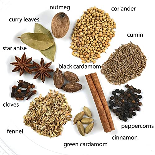 Desi Kitchen All Natural || NON GMO || Vegan || Salt Free || Premium Garam Masala (North Indian Spice Blend) Indian 11 Spice Blend 80oz(5 Pound Jar)