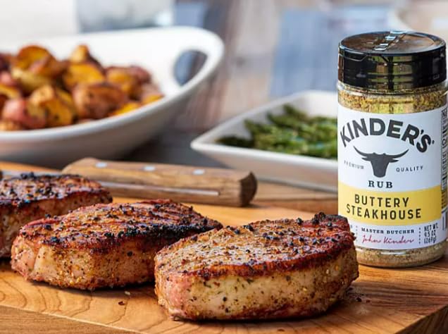 Kynder Buttery Steakhouse and Cowboy Butter Seasoning Set 9.5 oz with Slap Ya Mama Packet