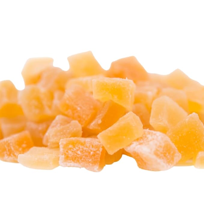 Gerbs Lightly Sweetened Dried Mango Cubes 2 lbs. | Unsulfured No Artificial Additives Resealable Bag | Naturally Sweet &amp Chewy | Top 14 Allergen-Free