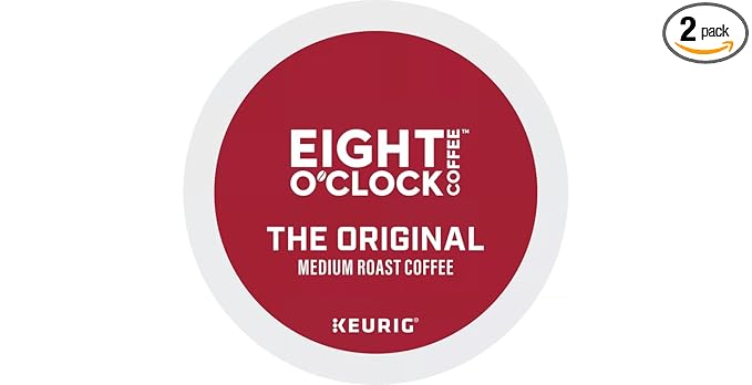 Eight O'Clock Original Blend Single Serve K-Cups for Keurig Brewers 24 Count (Pack of 2)