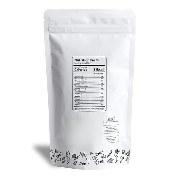 Whole Dried Blueberries - Blueberry dry fruit - 100% Natural and Unsweetened - Gluten free snacks -100 Grams