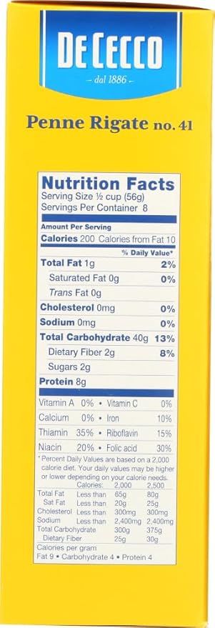 De Cecco Pasta Penne Rigate 16.0 OZ (Pack of 6)