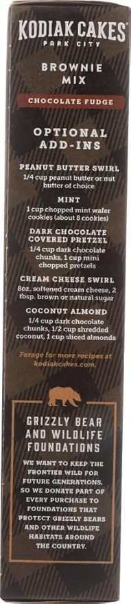 Kodiak Cakes Chocolate Fudge Brownie Mix (Pack of 2)2