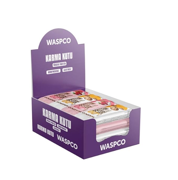 (12 Count Variety Pack) Protein Bars 2 Flavors: Strawberry &amp Cookie Gluten Free with 8g Protein and 0.7g Sugar 40G