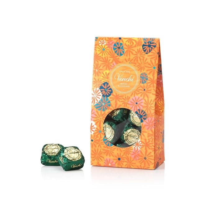 Venchi - Murrine Gift Box with Chocoviar Gianduja and Dark Chocolate 10.48 oz With Whole Piedmont Hazelnuts Gluten-Free No Artificial Colors or Preservatives Gift Idea